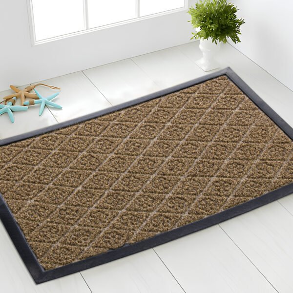 Plain Door Mat - Coir Beige