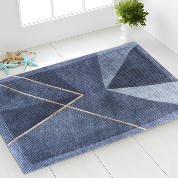 Two-Tone Door Mat - Blue Onyx