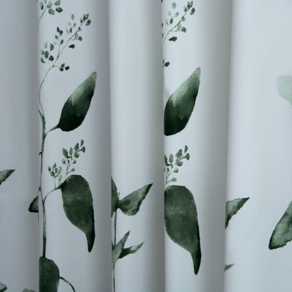 Modern Shower Curtain - Leaf Print