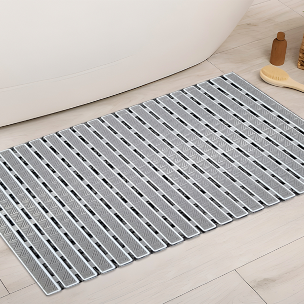 Stripes Vaccum Mat - Grey