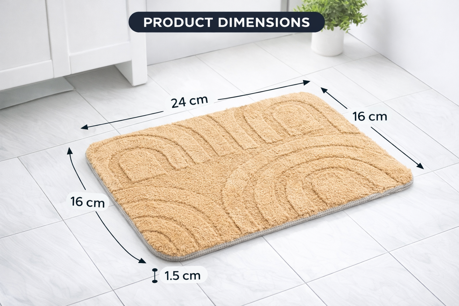 Curls Bath Mat - Image 3