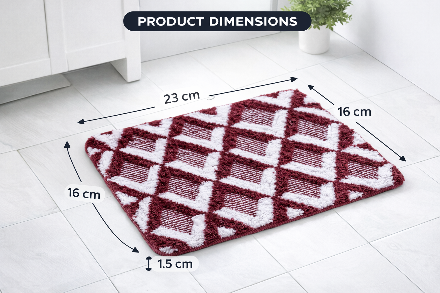 Daimond Bath Mat - Image 5