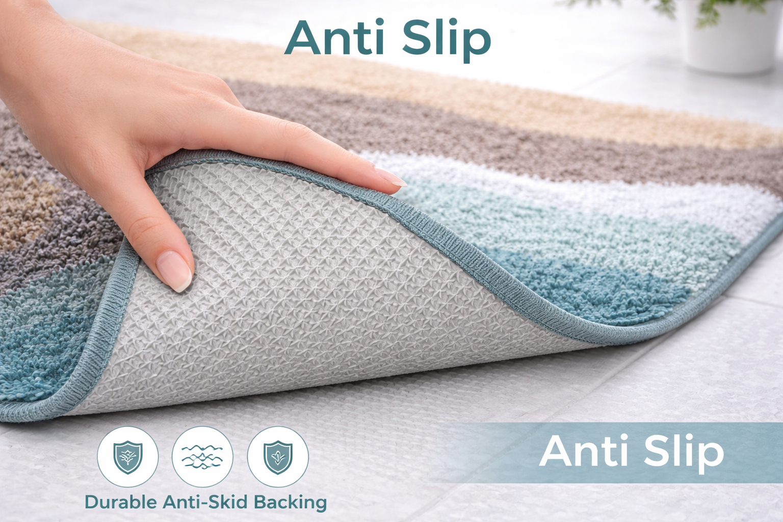 Waves Bath Mat - Image 5