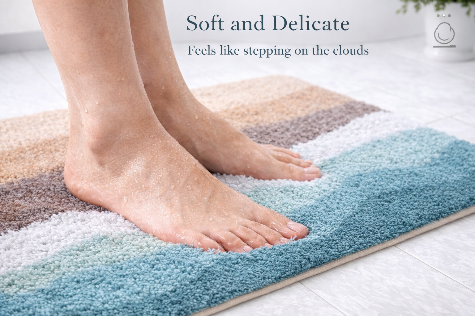 Waves Bath Mat - Image 6