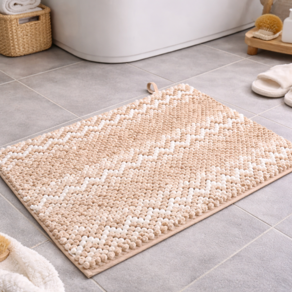 Popcorn Bath Mat - Beige