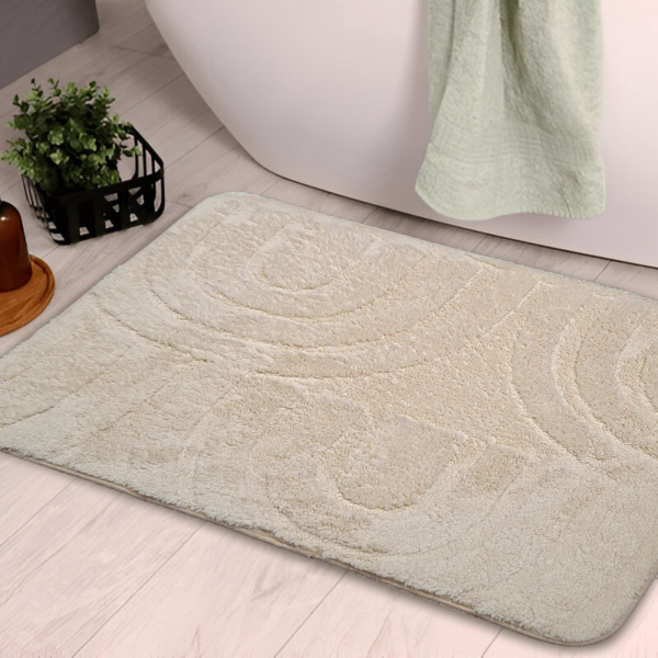 Curls Bath Mat - soft beige